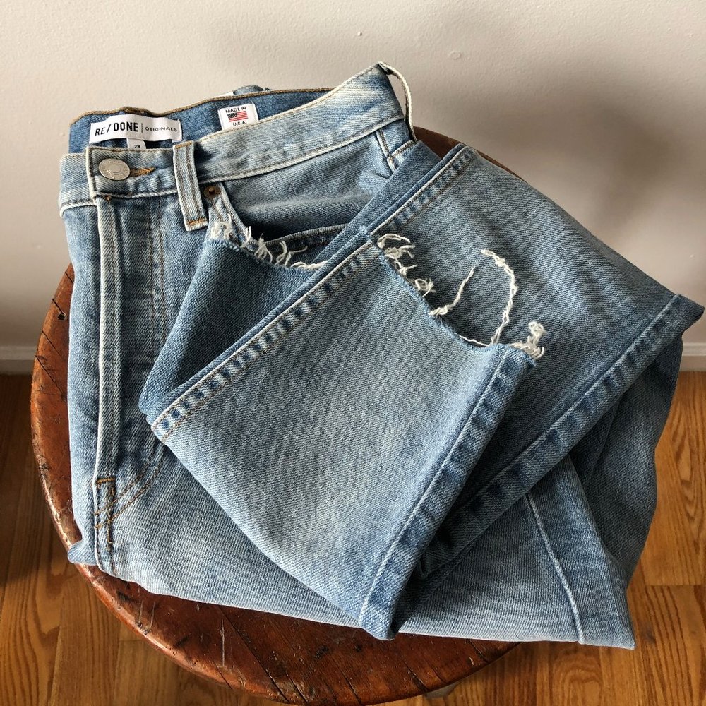 RE/DONE Originals HighRise AnkleCrop Jeans